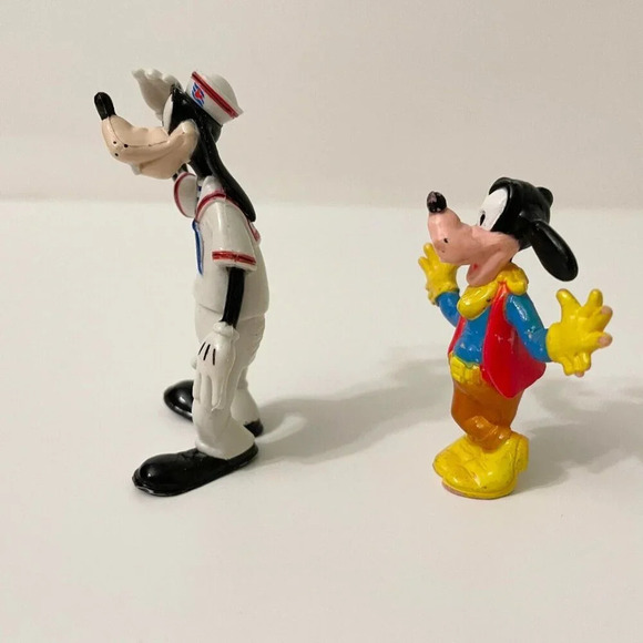 Vintage Disney Figures Lot of 6 Goofy and  Pluto Toys - Picture 13 of 16